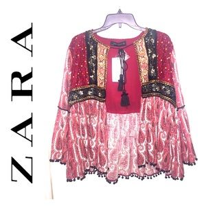 NWT! Zara Bolero Jacket. Size XL.